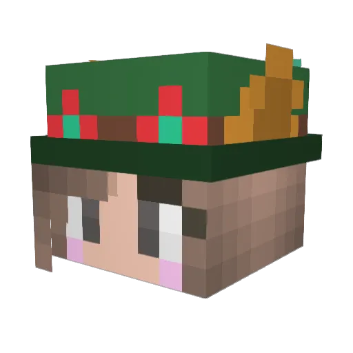 kaoticKuala Minecraft avatar head, 3D render