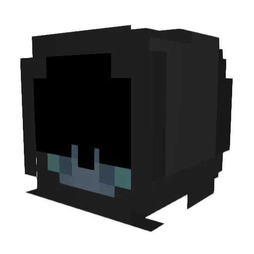 kapcxn Minecraft avatar head, 3D render