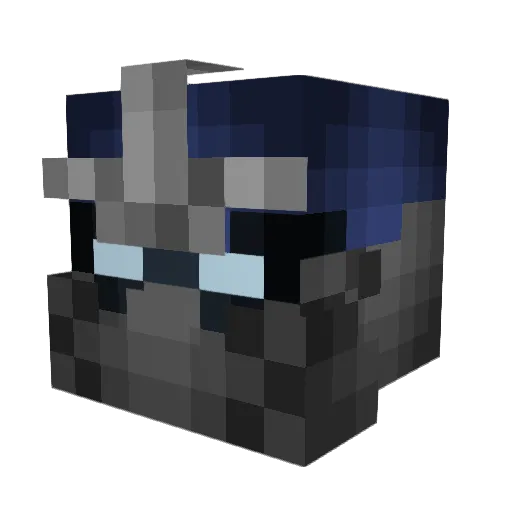 kapesnikcz Minecraft avatar head, 3D render