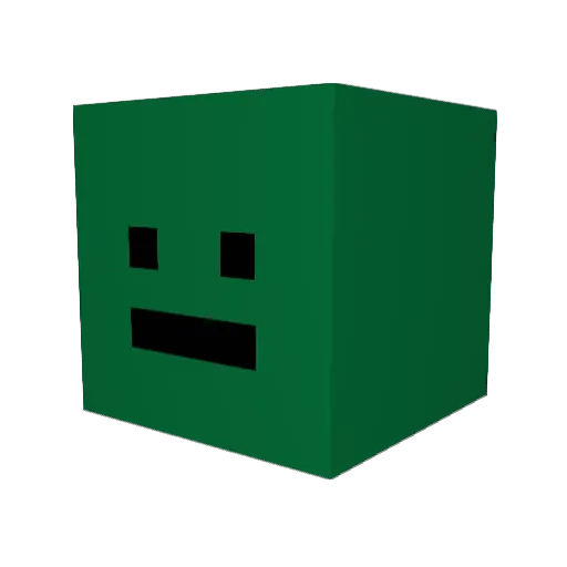 kapi07 Minecraft avatar head, 3D render