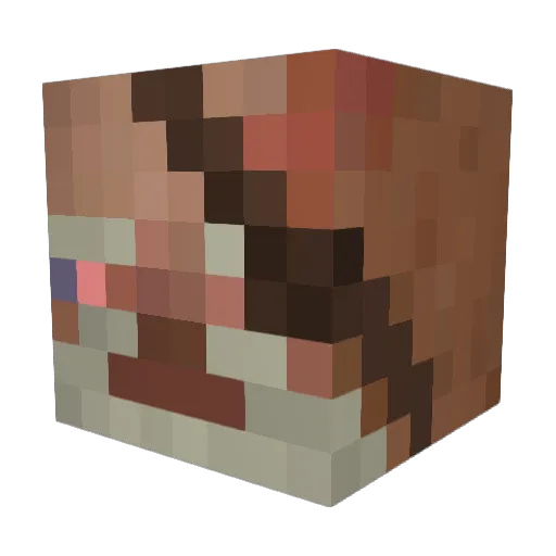kapi14x Minecraft avatar head, 3D render