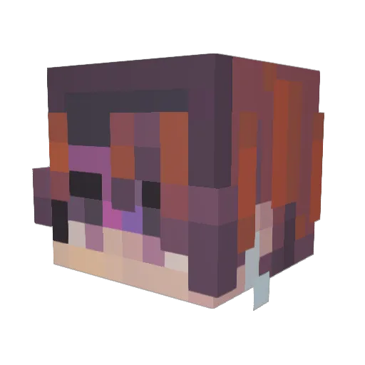kapicherek1 Minecraft avatar head, 3D render