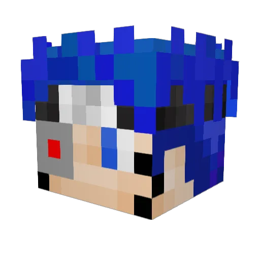 kapine07 Minecraft avatar head, 3D render