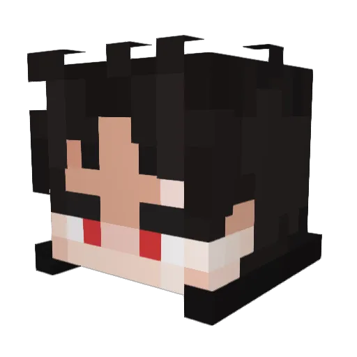kapllosh Minecraft avatar head, 3D render