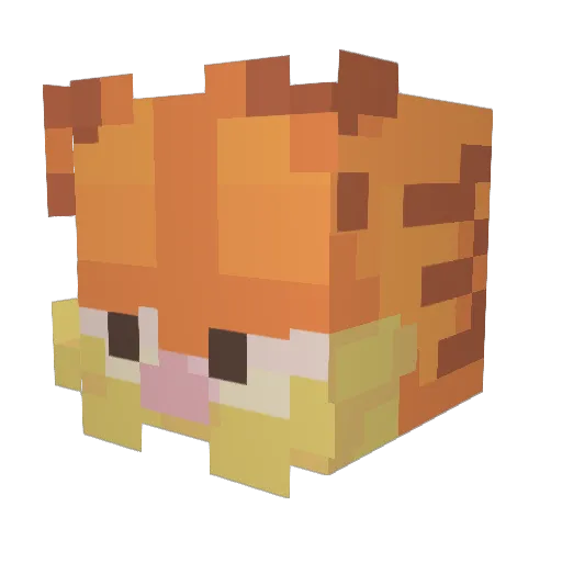 kapooterz Minecraft avatar head, 3D render