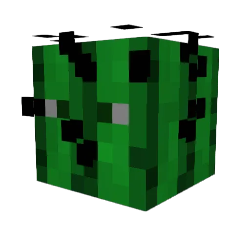 kapow02 Minecraft avatar head, 3D render
