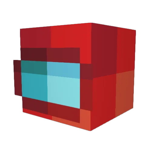 kappa_cowboy Minecraft avatar head, 3D render