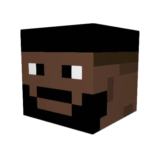 kappaaids1998 Minecraft avatar head, 3D render