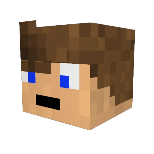 kapper2012 Minecraft avatar head, 3D render