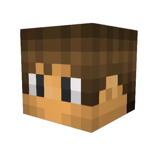 kapper642002 Minecraft avatar head, 3D render