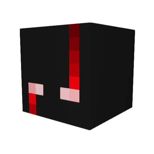 kapporxD Minecraft avatar head, 3D render