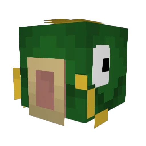 kapr200 Minecraft avatar head, 3D render