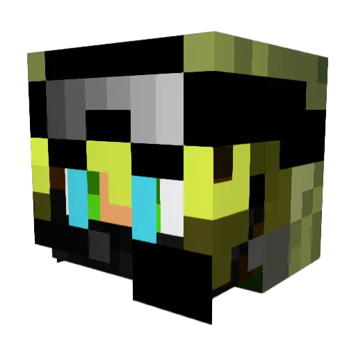 kaps1899 Minecraft avatar head, 3D render