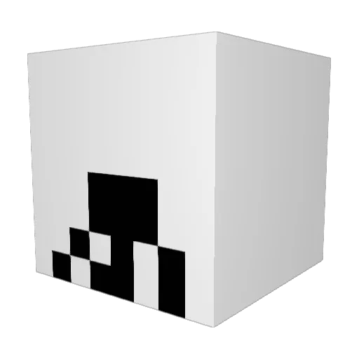 kapten3 Minecraft avatar head, 3D render