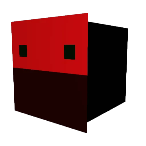 kaptenwoof123 Minecraft avatar head, 3D render