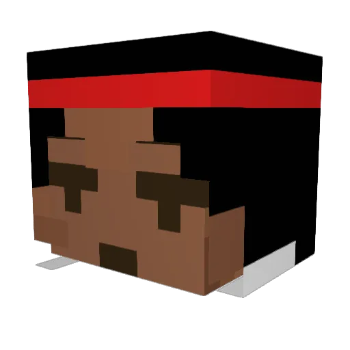 kaptz0n Minecraft avatar head, 3D render