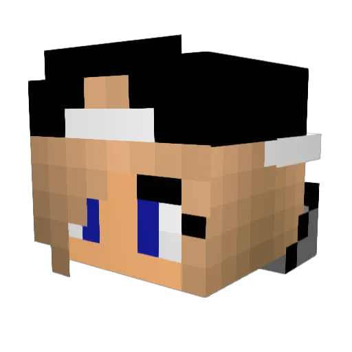 kara2299 Minecraft avatar head, 3D render