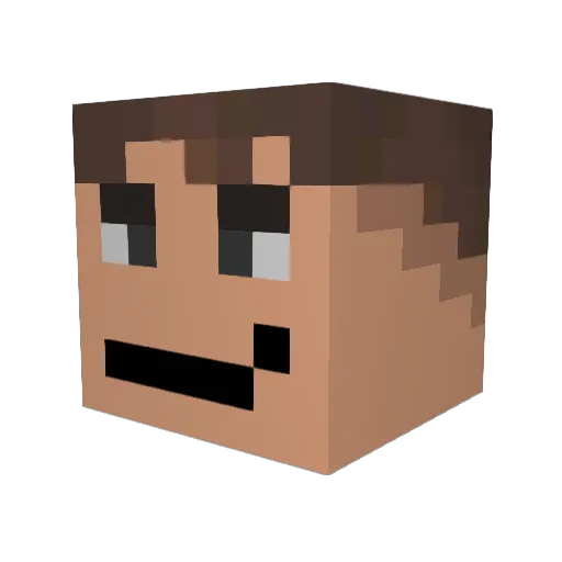 karabin_yt Minecraft avatar head, 3D render