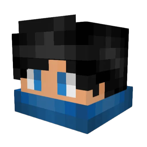 karadenizselim Minecraft avatar head, 3D render