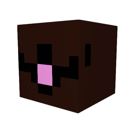 karadoria Minecraft avatar head, 3D render