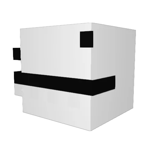 karagram Minecraft avatar head, 3D render