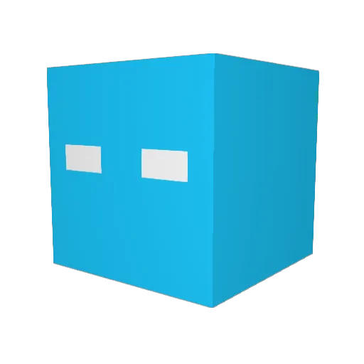 karakash Minecraft avatar head, 3D render