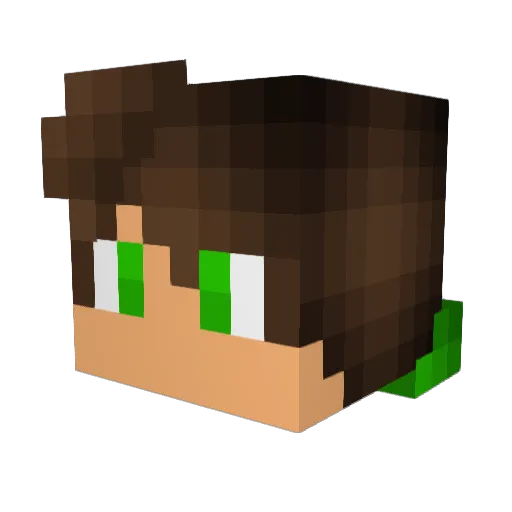 karam404 Minecraft avatar head, 3D render