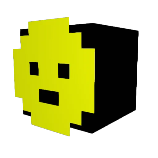 karamarr Minecraft avatar head, 3D render
