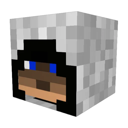 karanthor Minecraft avatar head, 3D render