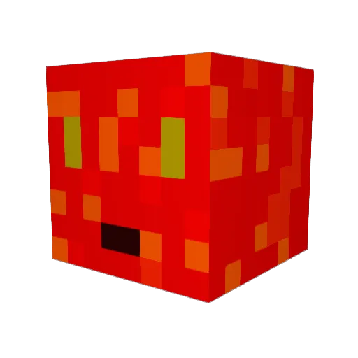 karao555 Minecraft avatar head, 3D render
