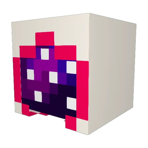 karaskot Minecraft avatar head, 3D render