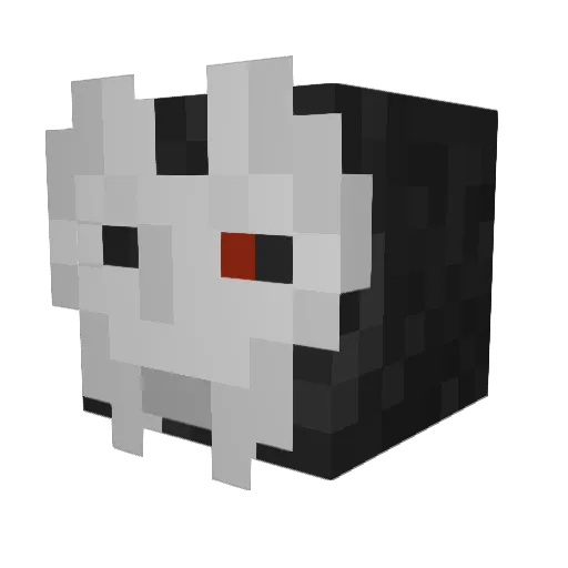 karasuzim Minecraft avatar head, 3D render