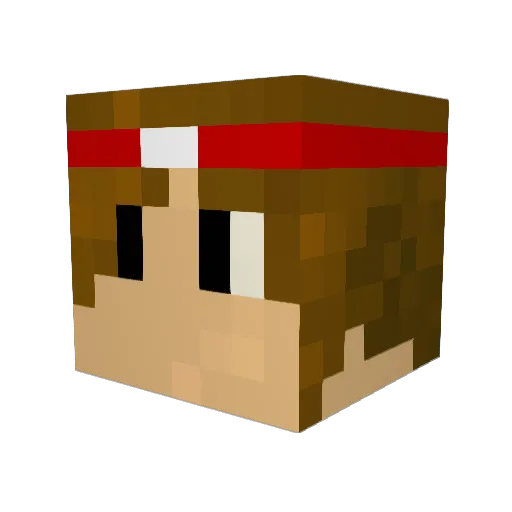 karatekid2714 Minecraft avatar head, 3D render