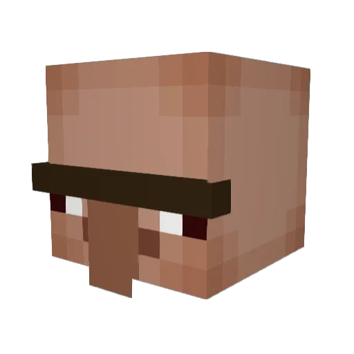 kardiann Minecraft avatar head, 3D render
