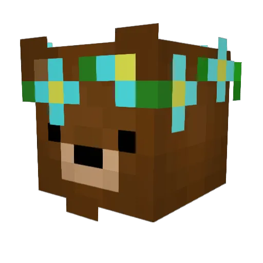 karebear1 Minecraft avatar head, 3D render