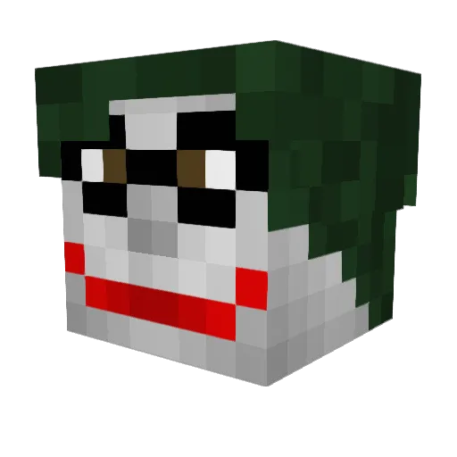 kareljans Minecraft avatar head, 3D render