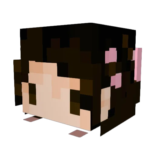 karellabob Minecraft avatar head, 3D render