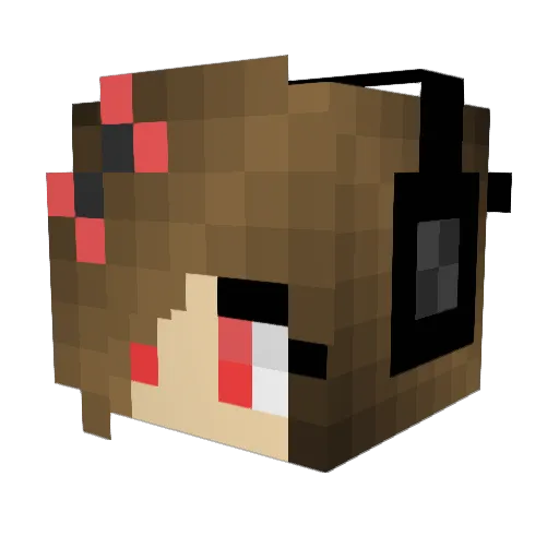 kari28 Minecraft avatar head, 3D render