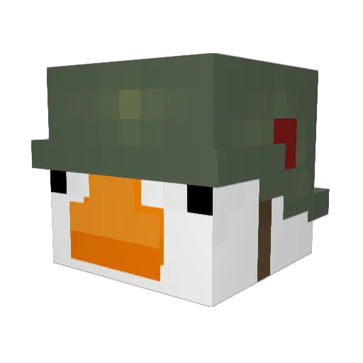 karid01 Minecraft avatar head, 3D render
