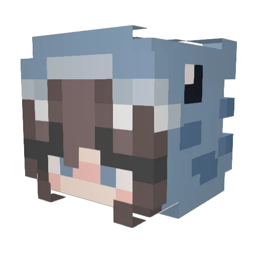 karidee_ Minecraft avatar head, 3D render