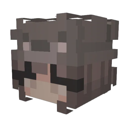 kariko276 Minecraft avatar head, 3D render