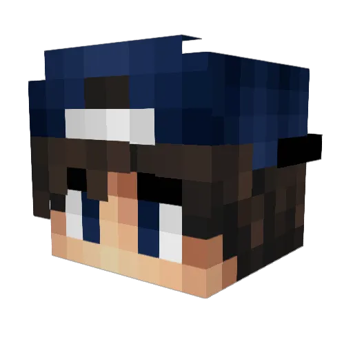 karim3640 Minecraft avatar head, 3D render