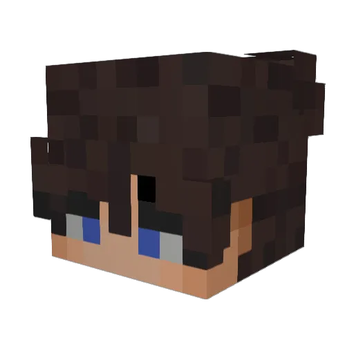 karim93k Minecraft avatar head, 3D render