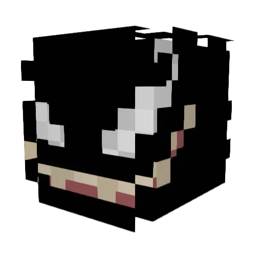 karislost Minecraft avatar head, 3D render