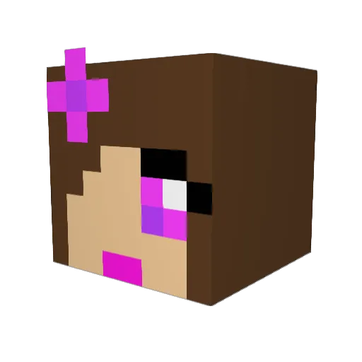 karissa45 Minecraft avatar head, 3D render