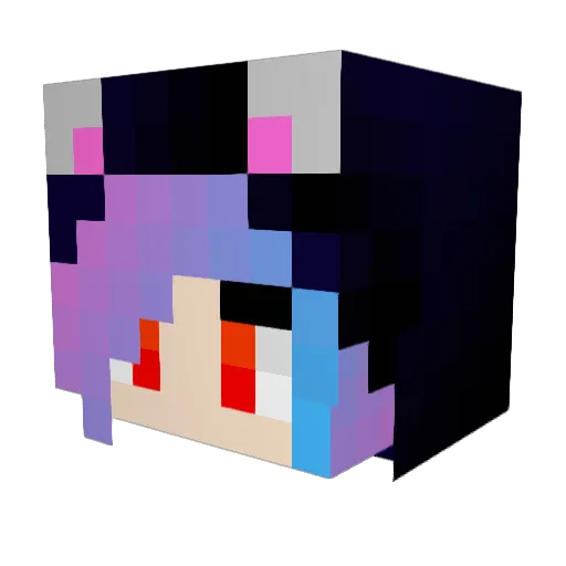 kariya516 Minecraft avatar head, 3D render