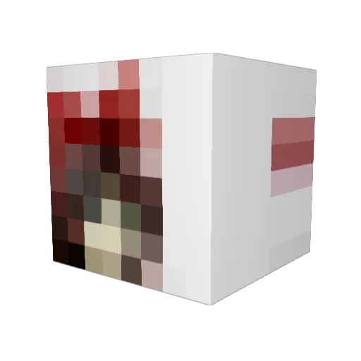 karka__ Minecraft avatar head, 3D render