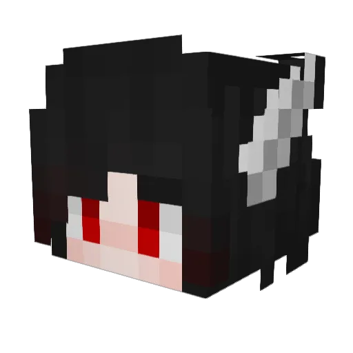 karkalad Minecraft avatar head, 3D render
