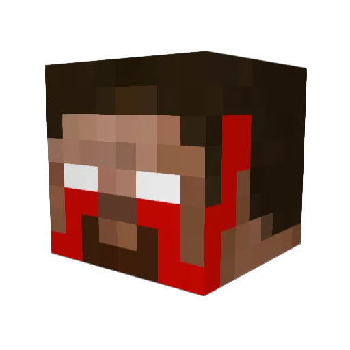 karl0110 Minecraft avatar head, 3D render