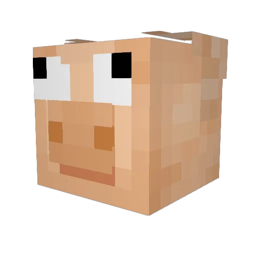 karl142 Minecraft avatar head, 3D render